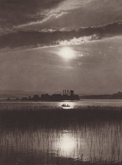 Switzerland: The Lake of Zurich, Evening by Jean Gaberell