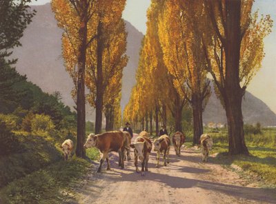 Switzerland: The Rhone Valley Near Visp by Jean Gaberell