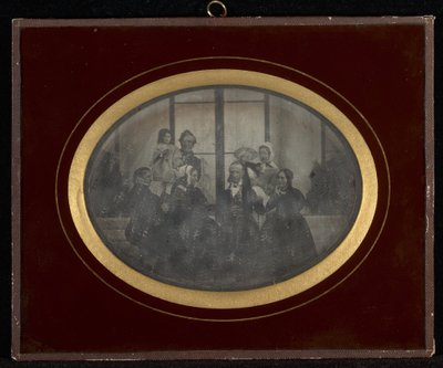 Group Portrait of Eight Members of Eynard-Lullin