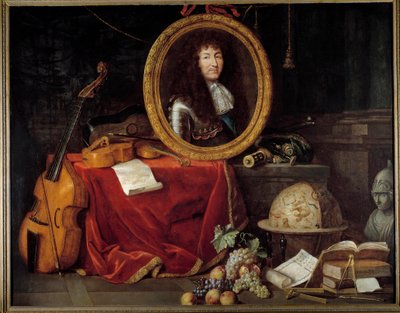 Portrait of Louis XIV King of France (1638-1715), Protector of Arts and Sciences by Jean Garnier