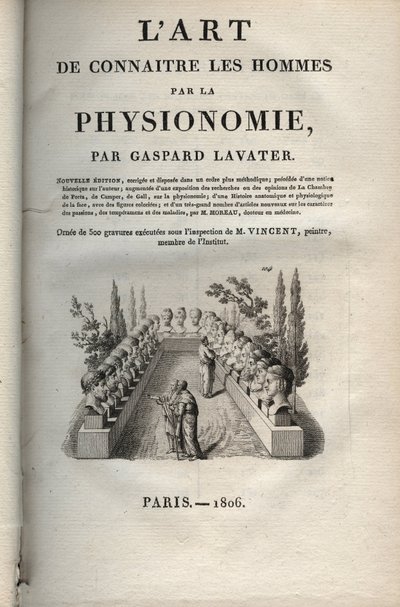 Physiognomy - Frontispiece of 