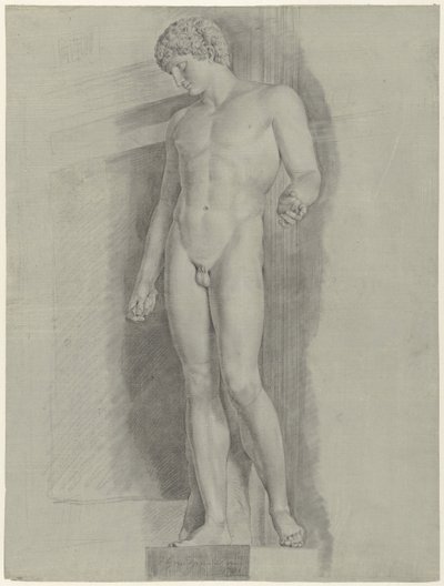Study of the Statue Called the Albani Antinous by Jean Grandjean