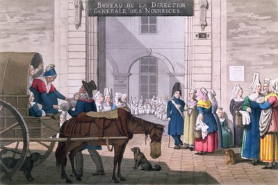 Le Bureau des Nourrices in Paris by Jean Henri Marlet