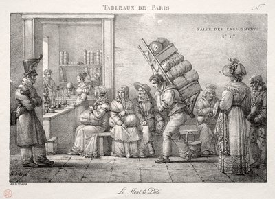 Scenes of Paris: The Pawnshop by Jean Henri Marlet
