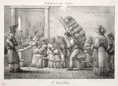 Scenes of Paris: The Pawnshop by Jean Henri Marlet