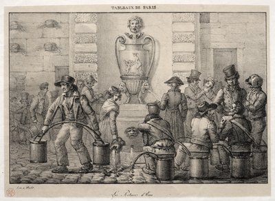 Scenes of Paris: The Water Carriers by Jean Henri Marlet
