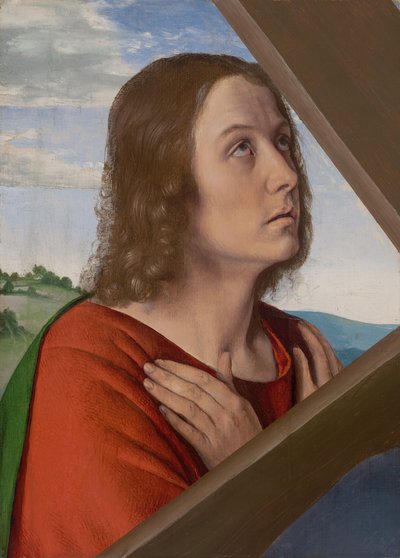 Fragment from Christ Carrying the Cross: Saint John the Evangelist, 1500 by Jean Hey