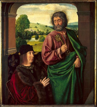Portrait of Pierre II de Beaujeu, Duke of Bourbon by Jean Hey