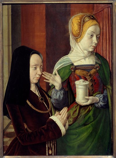 Presumed Portrait of Madeleine of Burgundy, Lady of Laage by Jean Hey