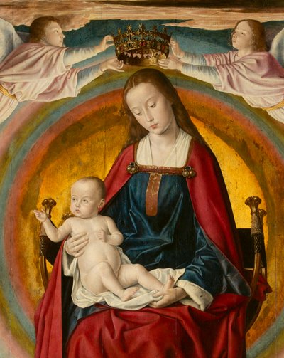 The Virgin in Glory (detail) by Jean Hey