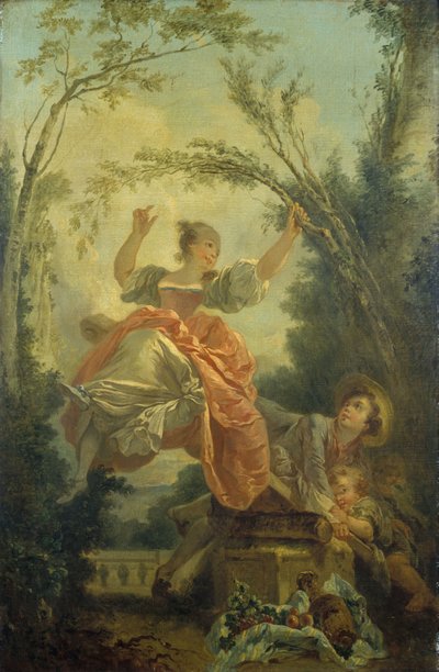 The Seesaw by Jean-Honore Fragonard