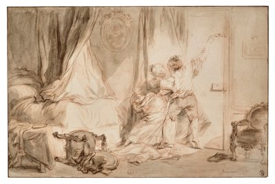 The Bolt by Jean-Honore Fragonard