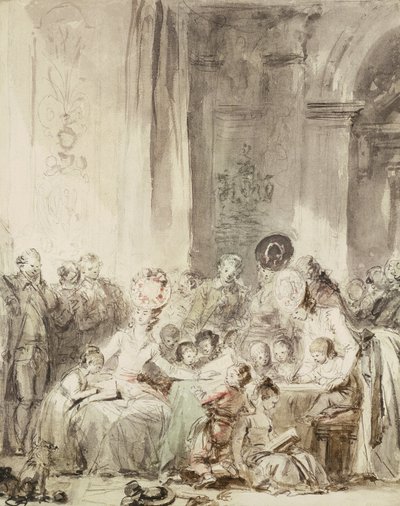 The Competition by Jean-Honore Fragonard