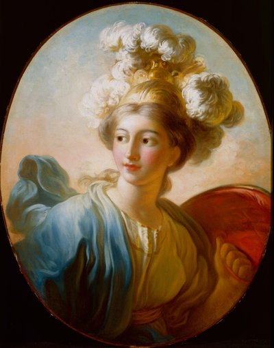 The Goddess Minerva by Jean-Honore Fragonard