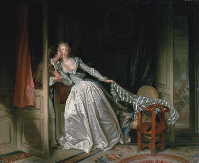 The Stolen Kiss by Jean-Honore Fragonard