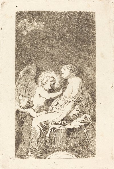 Saint Catherine of Alexandria by Jean Honoré Fragonard after Marco Cardisco