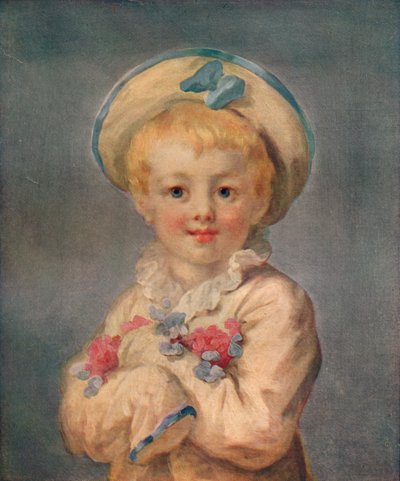 A Boy as Pierrot by Jean Honore Fragonard