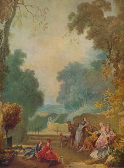 A Game of Hot Cockles by Jean Honore Fragonard