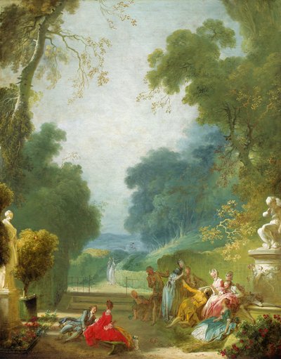 A Game of Hot Cockles, c.1775-80 by Jean Honore Fragonard