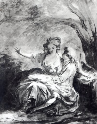 A Meeting Place for Love by Jean Honore Fragonard