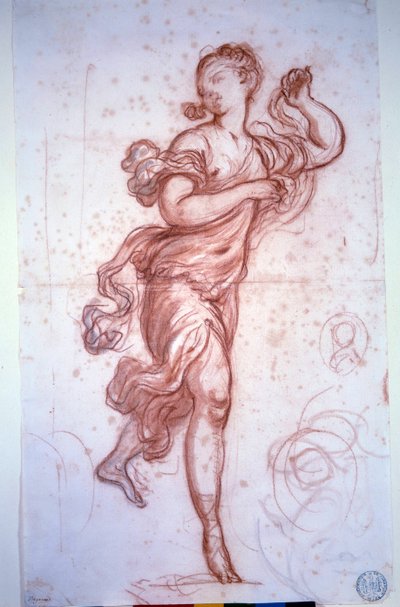 Dancer dressed in the antique by Jean Honore Fragonard