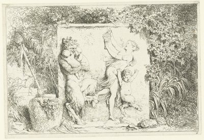 Dance of satyrs (series title: Bacchanals) by Jean Honore Fragonard