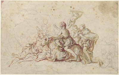 Europa Abducted by Jupiter in the Form of a Bull by Jean Honore Fragonard