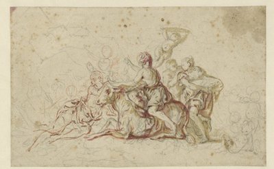 Europa Abducted by Jupiter in the Form of a Bull by Jean Honore Fragonard