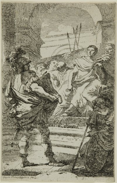 Fabius Maximus Before the Carthaginian Senate by Jean Honore Fragonard