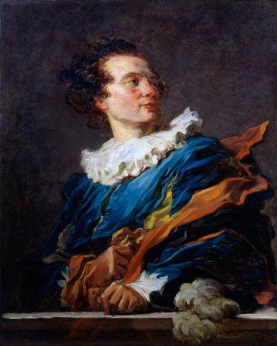 Figure of Fantasy: Portrait of the Abbot of Saint-Non by Jean Honore Fragonard
