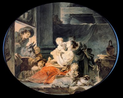 Happy Family by Jean Honore Fragonard