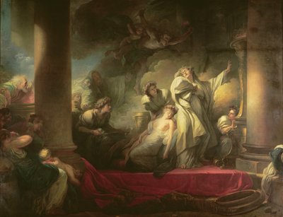 High Priest Coresus Sacrificing Himself to Save Callirhoe, Scene from 