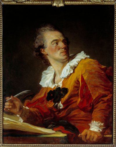 Inspiration Portrait of a stranger by Jean Honore Fragonard