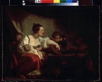 The Poor Family by Jean Honore Fragonard