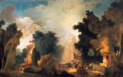 A Celebration in St Cloud by Jean Honore Fragonard