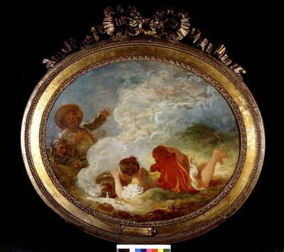 Le Pot au Lait by Fragonard by Jean Honore Fragonard