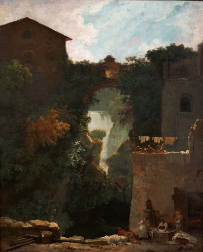 The Cascatelles of Tivoli by Jean Honore Fragonard
