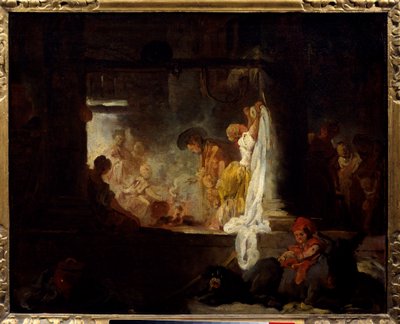 The Laundresses by Jean Honore Fragonard