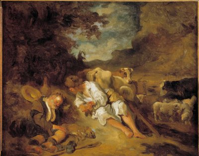 Mercury and Argus by Jean Honore Fragonard