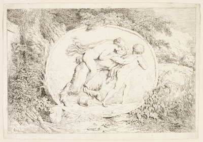 Nymph Riding on a Satyr