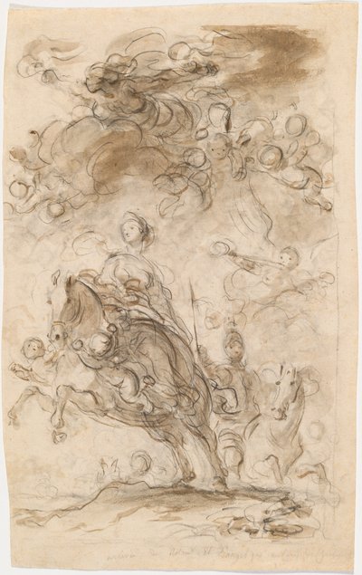 Orlando and Angelica Arrive at Charlemagne