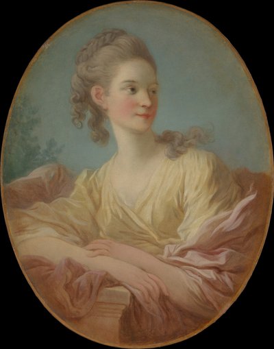 Portrait of a Young Woman by Jean Honore Fragonard