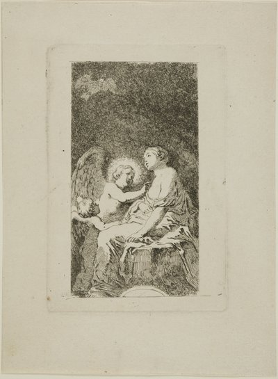 Saint Catherine of Alexandria Cured by an Angel by Jean Honore Fragonard