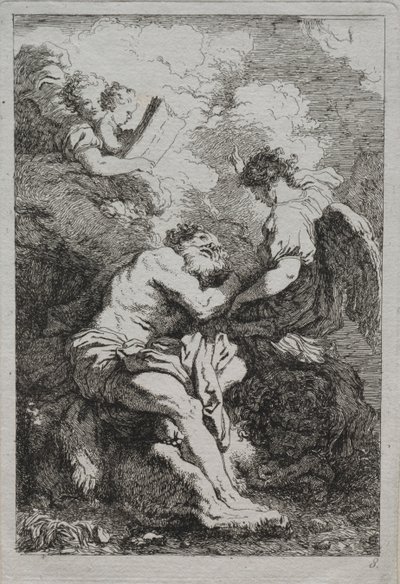 Saint Jerome by Jean Honore Fragonard
