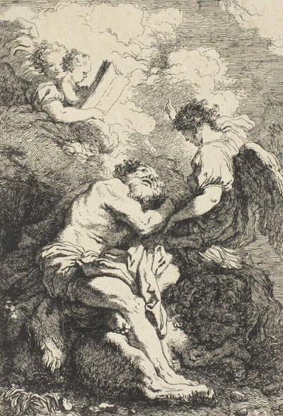 Saint Jerome by Jean Honore Fragonard