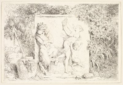 Satyrs Dancing from Bacchanales, or Satyrs