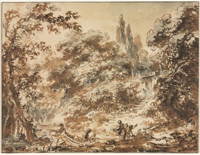 Scene in a Park by Jean Honore Fragonard