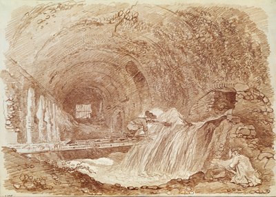 Stables of Maecenas at Tivoli by Jean Honore Fragonard