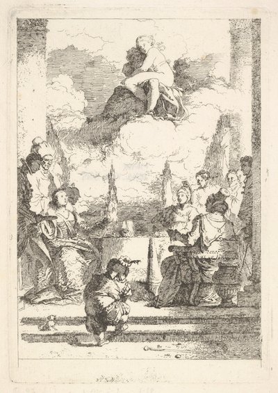 The Banquet of Anthony and Cleopatra by Jean Honore Fragonard