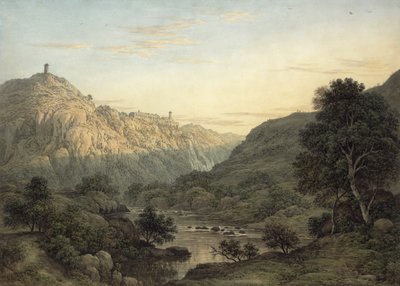 The Cascatelle and Villa of Maecenas near Tivoli by Jean Honore Fragonard